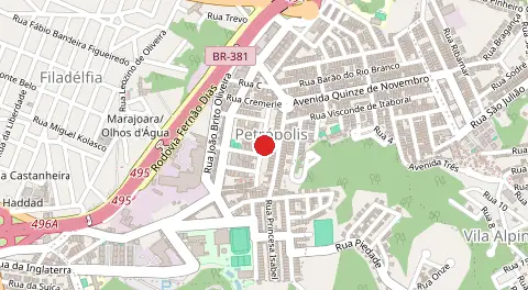 Mapa de Petropolis