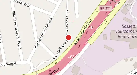 Mapa da localização