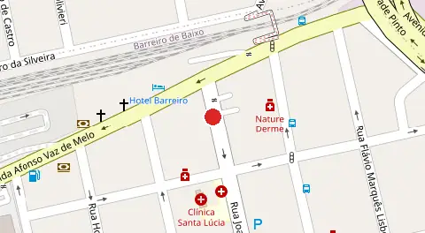 Mapa da localização