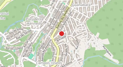 Mapa de Guanabara