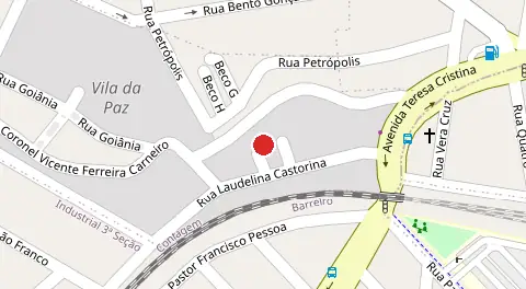Mapa da localização