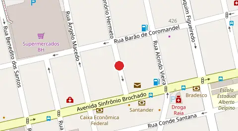Mapa da localização