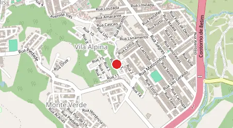 Mapa de Vila Alpina