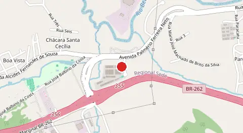 Mapa de Parque das Cachoeiras