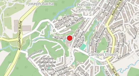 Mapa de Vila Presidente Kennedy