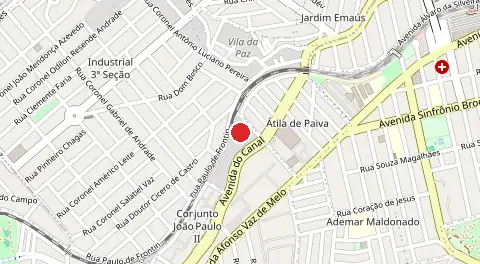 Mapa de Vila Atila de Paiva