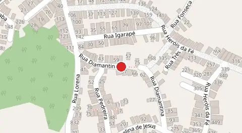 Mapa da localização