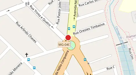 Mapa da localização