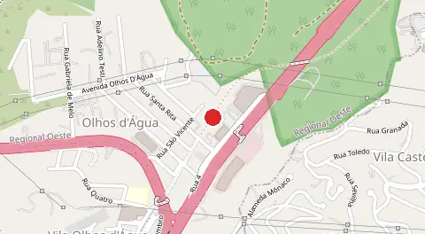 Mapa de Olhos D Água