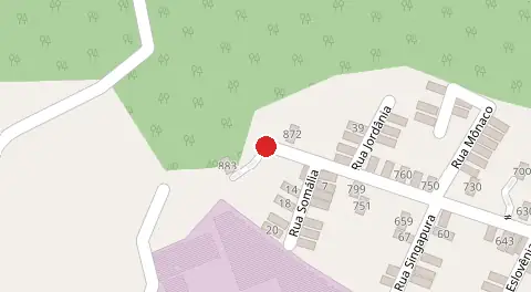 Mapa da localização