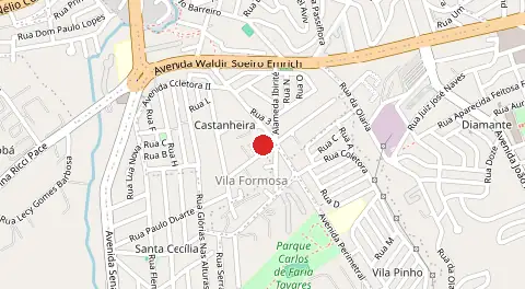 Mapa de Vila Formosa