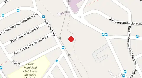 Mapa da localização