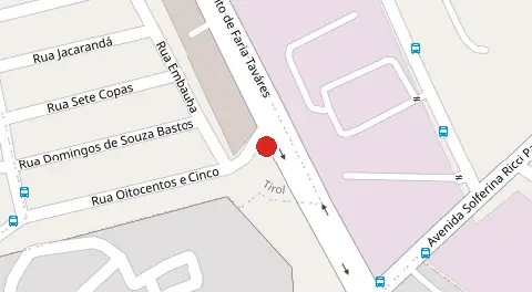 Mapa da localização