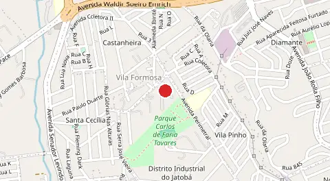 Mapa de Distrito Industrial do Jatoba