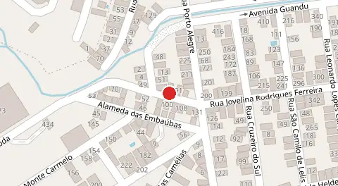Mapa da localização