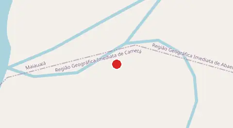 Mapa de Comunidade Ribeirinha Pimdobal Mirim