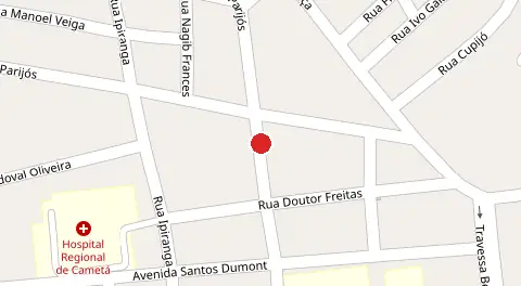 Mapa da localização