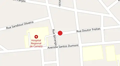 Mapa da localização