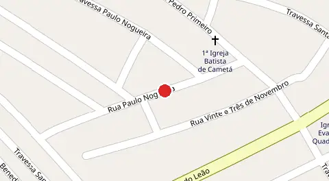 Mapa da localização