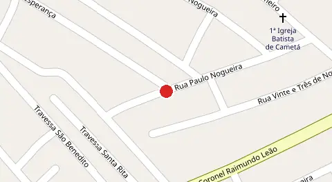 Mapa da localização