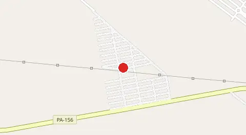 Mapa de Assentamento Residencial Caamuta