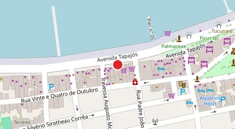 Mapa da localização