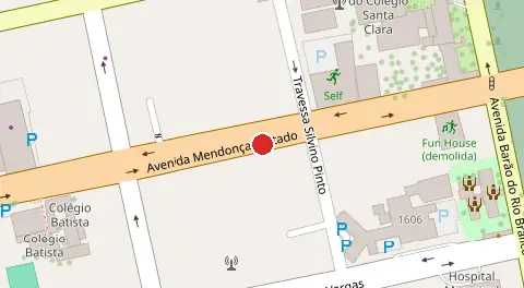 Mapa da localização