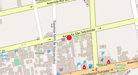 Mapa da localização