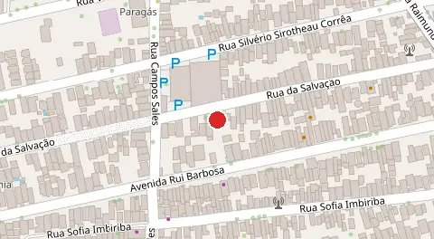 Mapa da localização