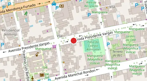 Mapa da localização