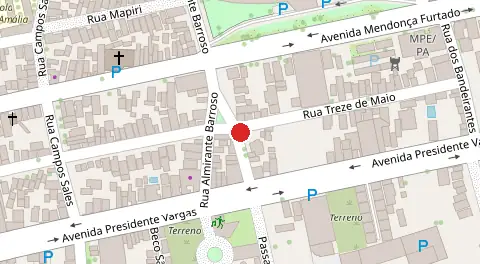 Mapa da localização