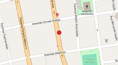 Mapa da localização