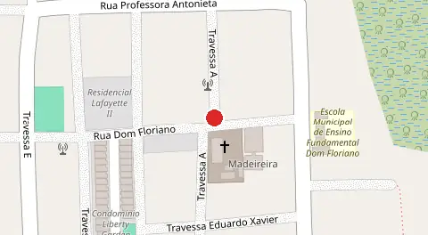 Mapa da localização
