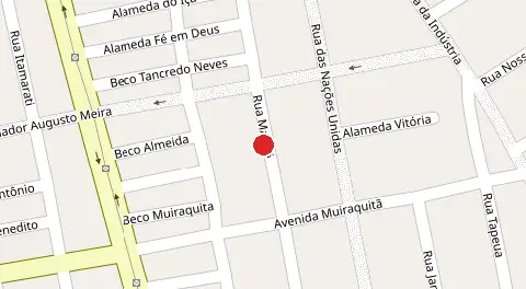 Mapa da localização