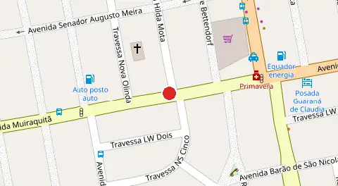 Mapa da localização