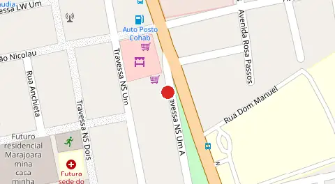 Mapa da localização