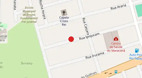 Mapa da localização
