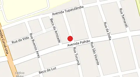 Mapa da localização