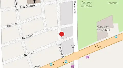 Mapa da localização