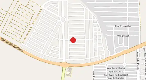 Mapa de Residencial Cidade Jardim