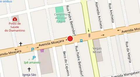 Mapa da localização