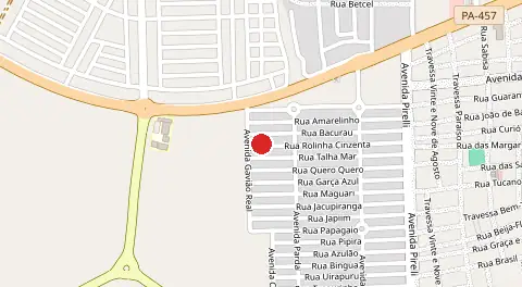 Mapa de Residencial Salvacao