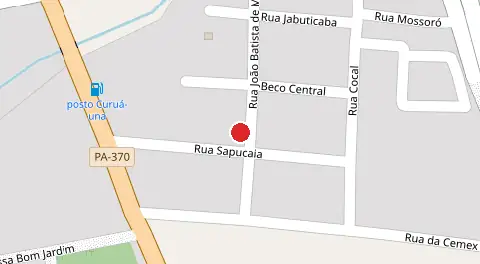 Mapa da localização