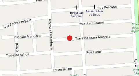 Mapa da localização