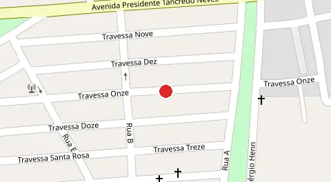 Mapa da localização