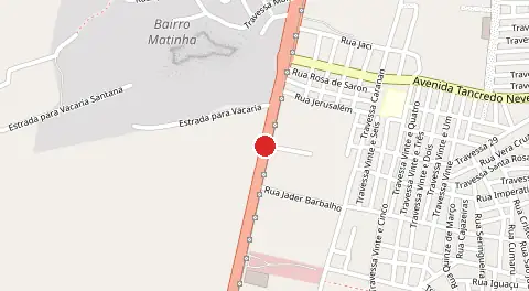 Mapa de Cambuquira