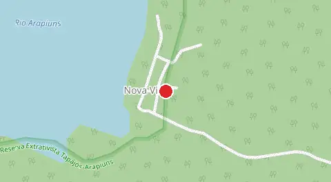 Mapa de Aldeia Indigena Nova Vista