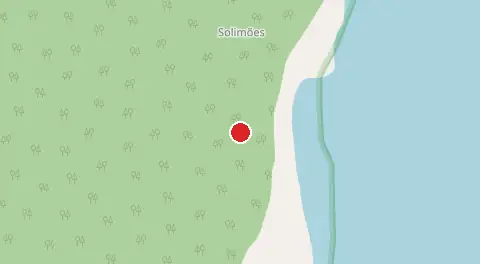 Mapa de Aldeia Indigena Solimoes