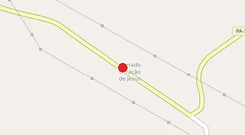 Mapa de Sagrado Coração de Jesus