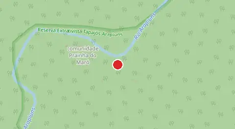 Mapa de Comunidade Ribeirinha Prainha do Maro